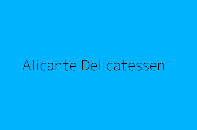 Alicante Delicatessen
